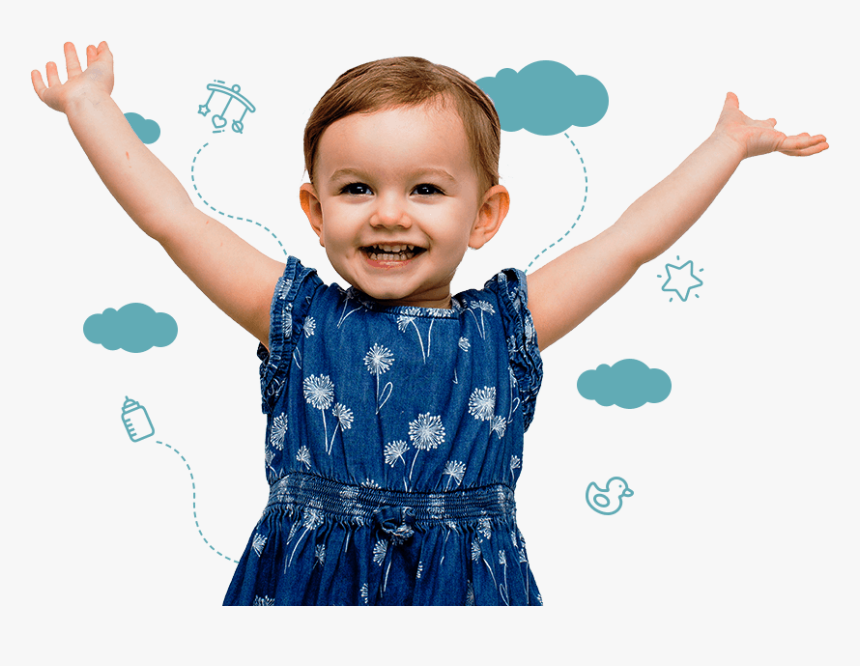 Baby With Arms Outstretched, HD Png Download, Free Download