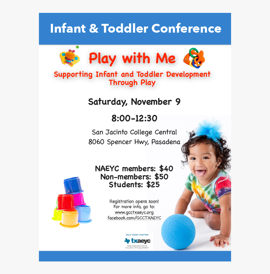 Infant Toddler Conference Play With Me!, HD Png Download kindpng