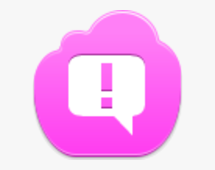 Message Attention Icon - Attention Violet, HD Png Download, Free Download