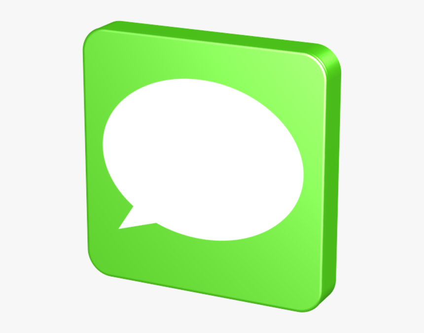 3d Text Message Icon, HD Png Download, Free Download