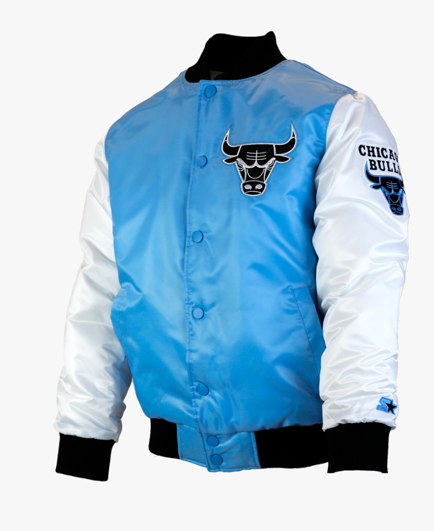 Chicago Bulls Starter Jackets "tobacco Road - Chicago Bulls Starter Jacket Blue, HD Png Download, Free Download