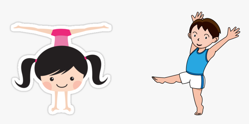 Gymnastics - Girl Gymnastic Clip Art, HD Png Download, Free Download