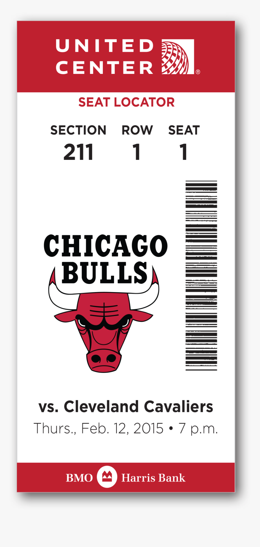 Chicago Bulls Ticket , Png Download - Chicago Bulls, Transparent Png, Free Download