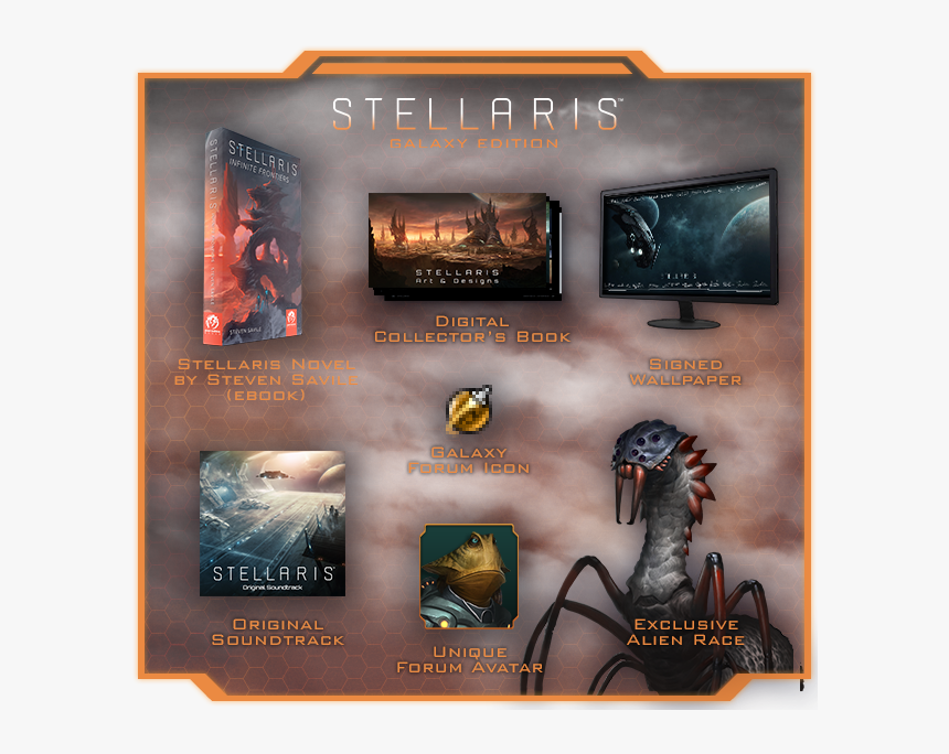 Galaxy Package Transparent - Stellaris Galaxy Edition Race, HD Png Download, Free Download