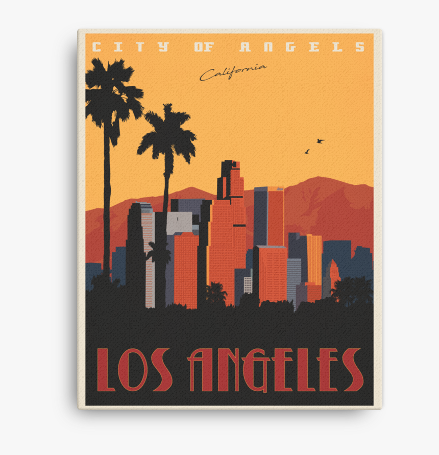 Los Angeles Travel Poster, HD Png Download, Free Download