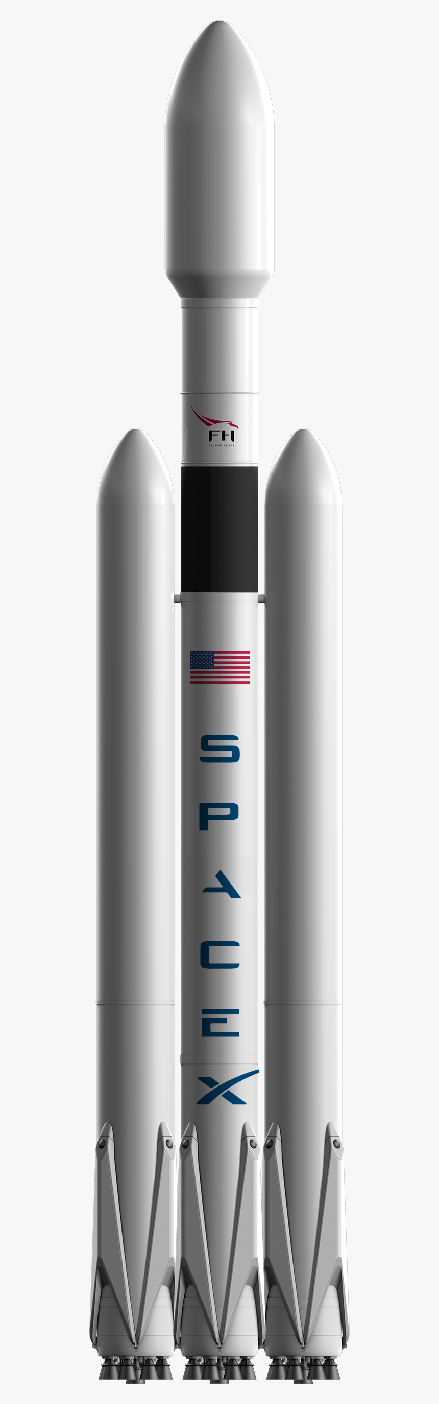 Falcon Heavy Rocket Png, Transparent Png, Free Download