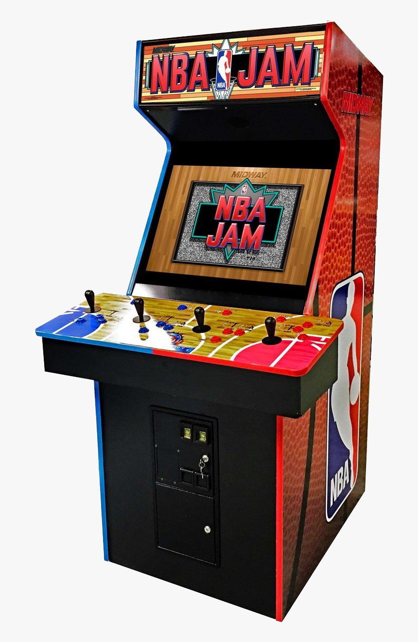 Arcade Machine Png Images - Nba Jam Arcade, Transparent Png, Free Download