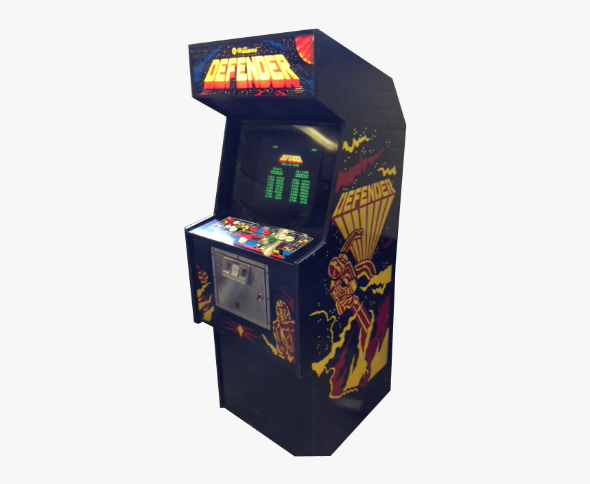 Games,video Game Arcade Cabinet,arcade Device,machine,fictional - Defender Arcade, HD Png Download, Free Download