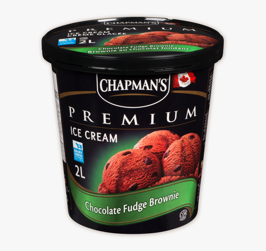 Chapman"s Premium Chocolate Fudge Brownie Ice Cream - Black Cherry Ice Cream Chapman's, HD Png Download, Free Download