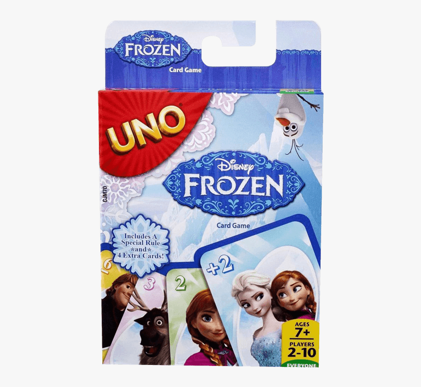 Mattel Uno Cards Frozen, HD Png Download, Free Download