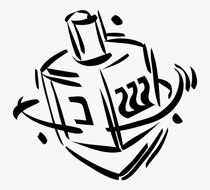 Transparent Dreidel Png - Dreidel Jewish Clip Art, Png Download, Free Download