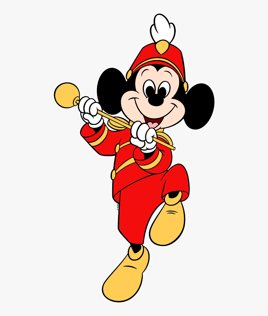 Mickey Mouse Parade Coloring Pages, HD Png Download, Free Download