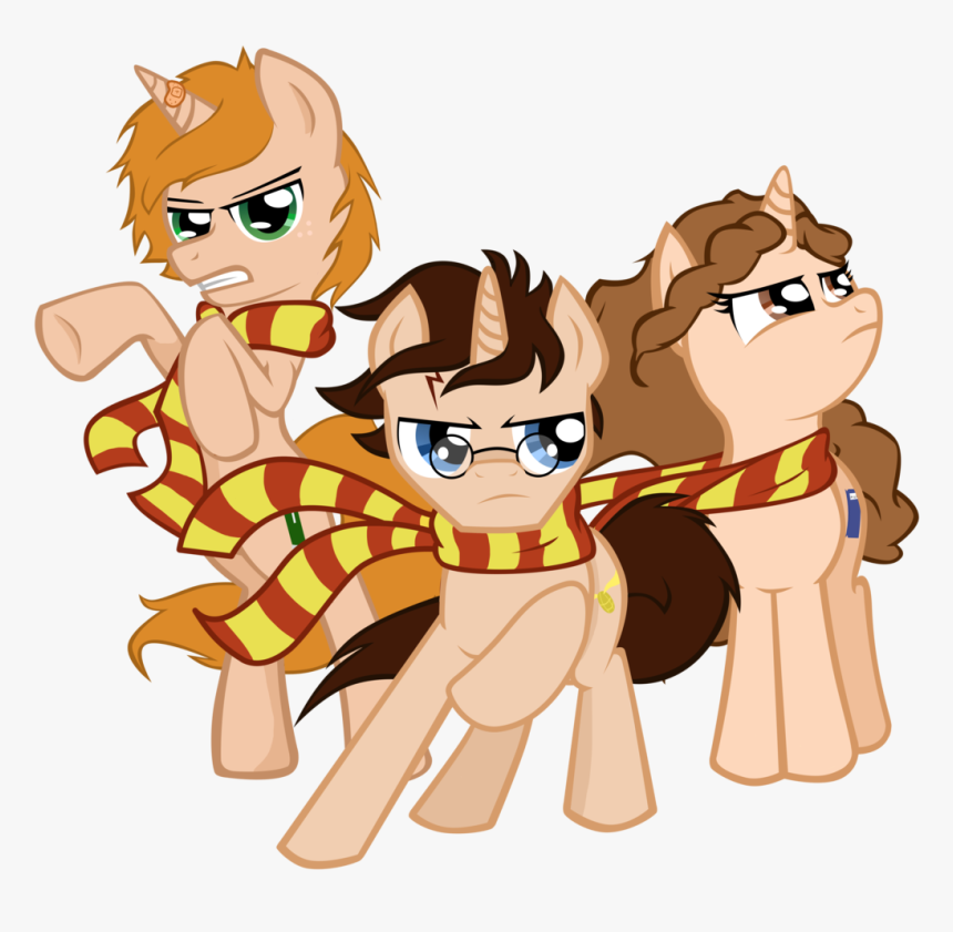 Harry Potter Clipart Cartoon Simple - Mlp Harry Potter Cutie Marks, HD Png Download, Free Download