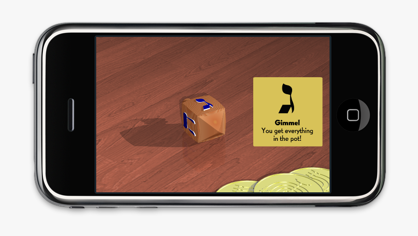 Iphone With Igevalt Dreidel App - Nethack Qt, HD Png Download, Free Download