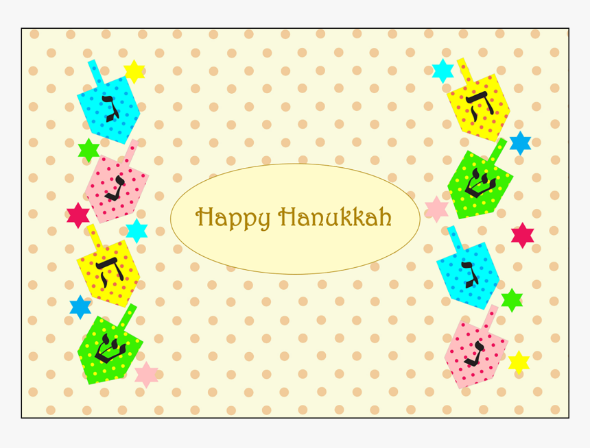 Hanukkah Card - Illustration, HD Png Download, Free Download