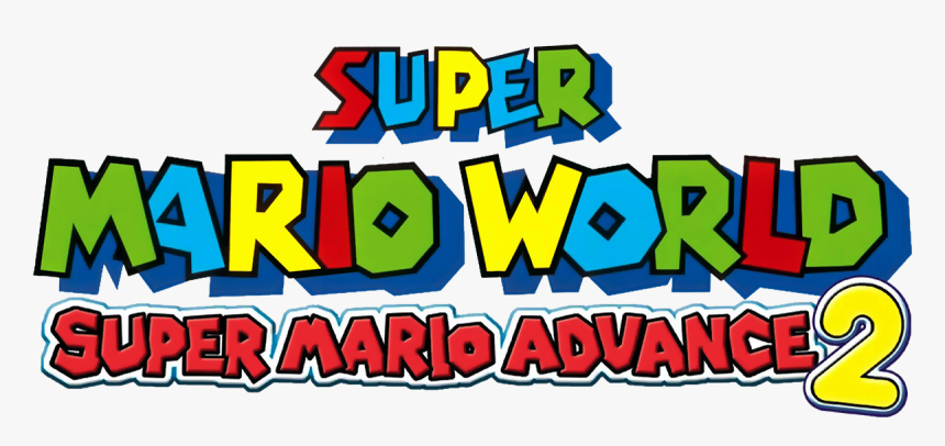 Transparent Super Mario World Logo Png - Super Mario Advance 2 Super Mario World Png, Png Download, Free Download