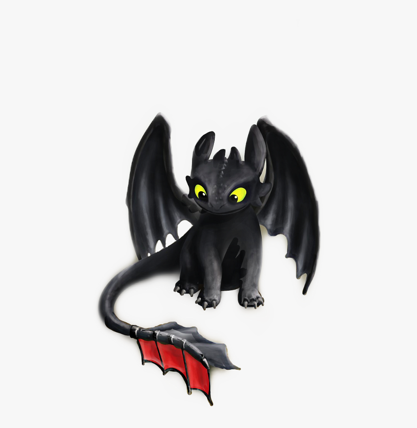 Night Fury Toothless Dragon , Png Download - Stickers How To Train Your Dragon, Transparent Png, Free Download