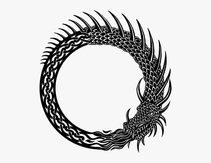 Dragon Png Circle - Midgard Serpent, Transparent Png, Free Download