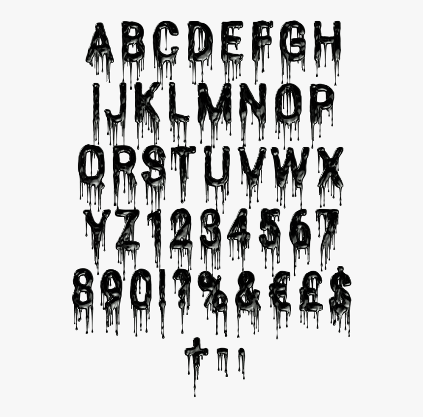 Dark Letter Fonts, HD Png Download, Free Download