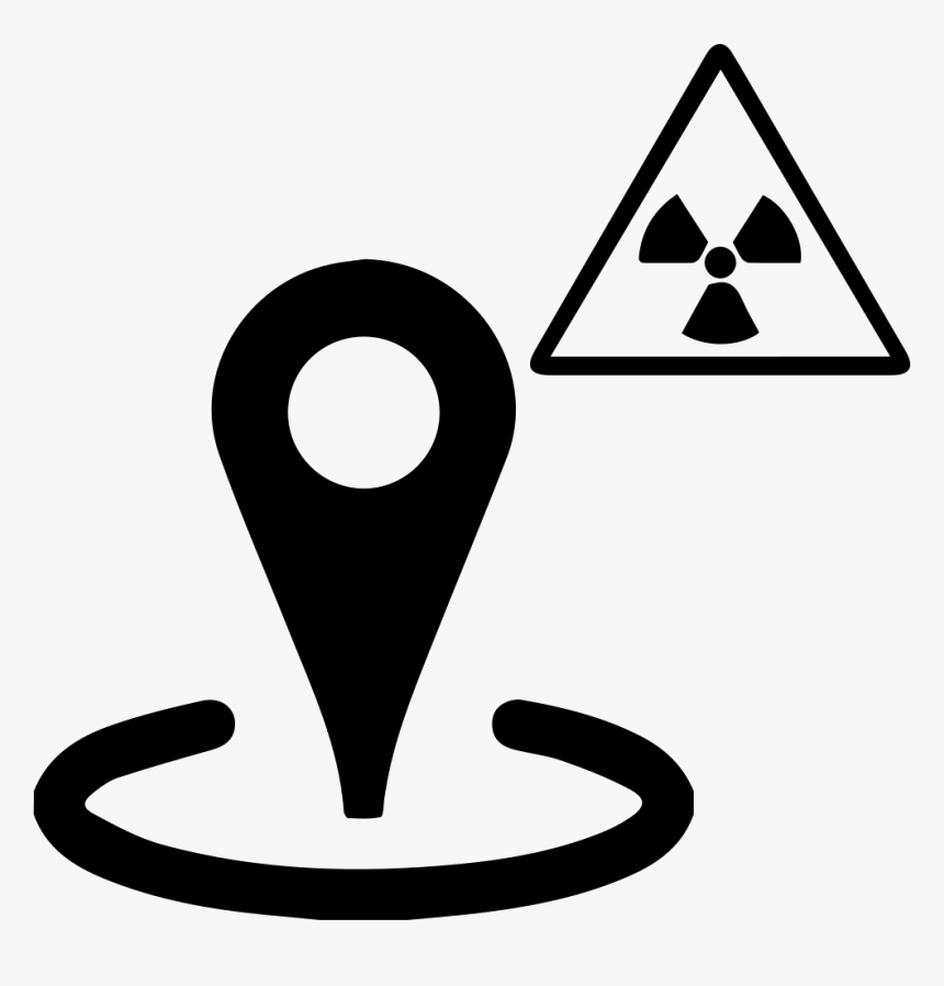Environmental Pollution Accident Point - Radioactive Hazard Symbol, HD Png Download, Free Download
