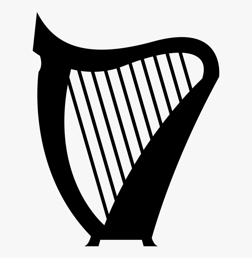 Vector Graphics Clip Art Celtic Harp Portable Network - Irish Harp Clip Art, HD Png Download, Free Download