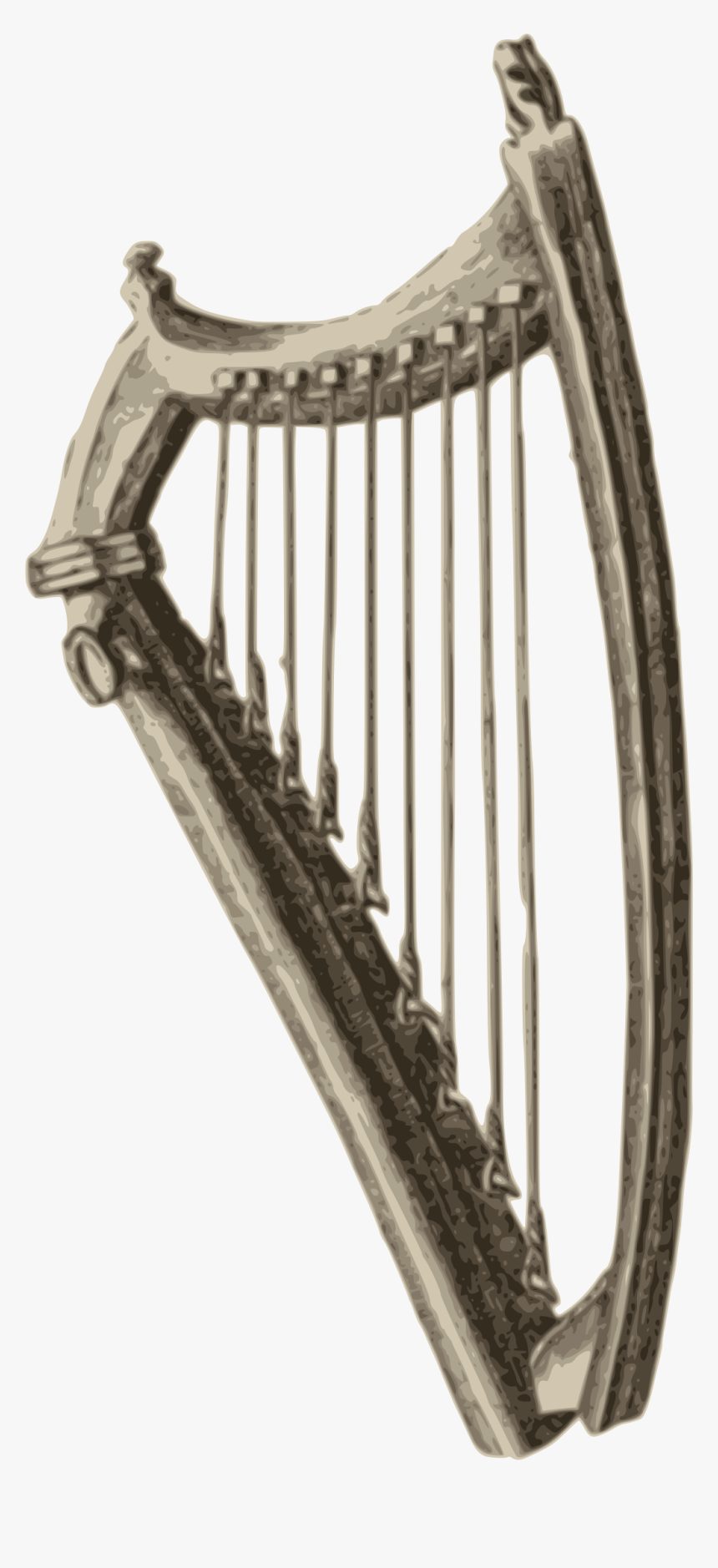 Celtic Harp Png, Transparent Png, Free Download