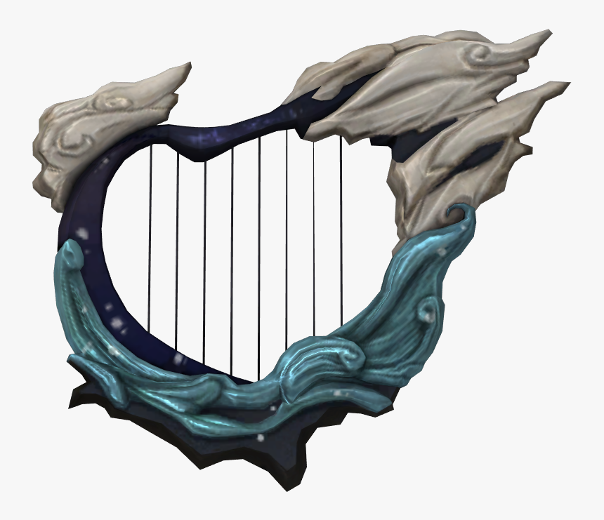 Harp Transparent Background Png - Zelda's Harp, Png Download, Free Download
