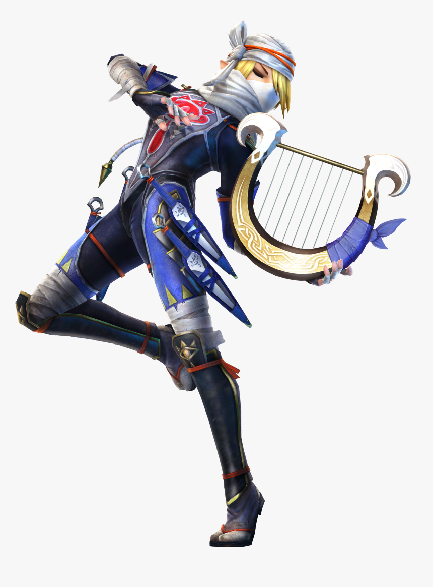 Hyrule Warriors Artwork Sheik Harp - Zelda Hyrule Warriors Sheik, HD Png Download, Free Download