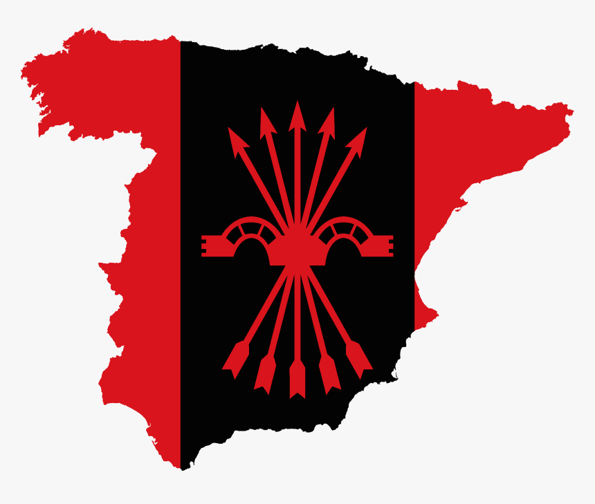 Flag Map Of Spain - Spain Map Clipart, HD Png Download, Free Download