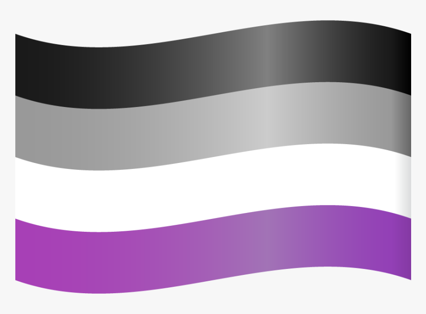 Transparent Flag - Asexual Flag Transparent Background, HD Png Download, Free Download