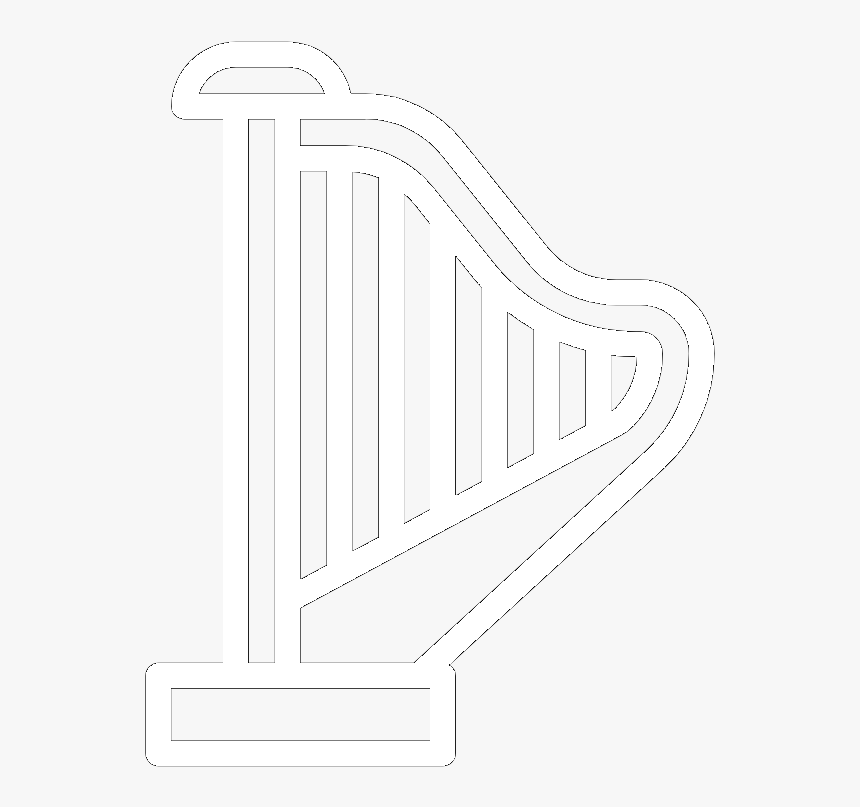 Symbol Harp - Sketch, HD Png Download, Free Download