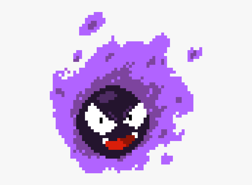 Gastly Pixel Png, Transparent Png, Free Download