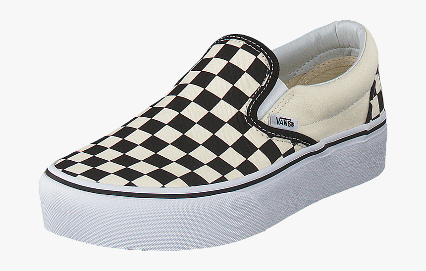 Checkered Mens Slip On Vans, HD Png Download, Free Download