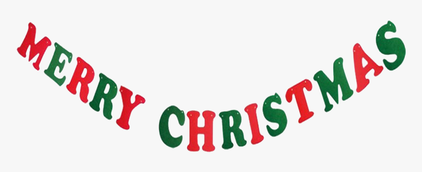 Merry Christmas Banner Png Clipart - Christmas Decoration, Transparent Png, Free Download