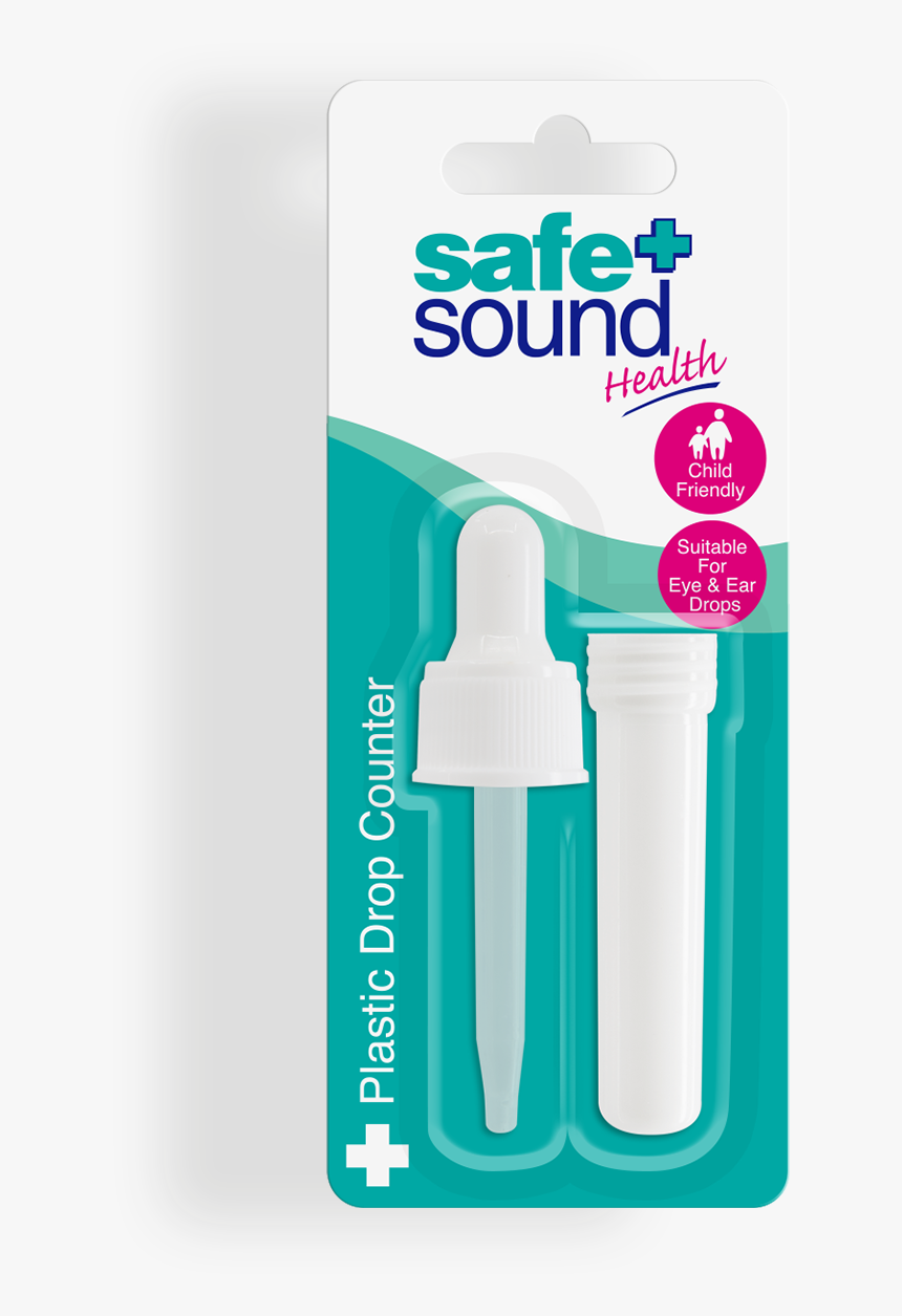 Safe And Sound Health Plastic Eye/ear Drop Counter - Eye Bath, HD Png Download, Free Download