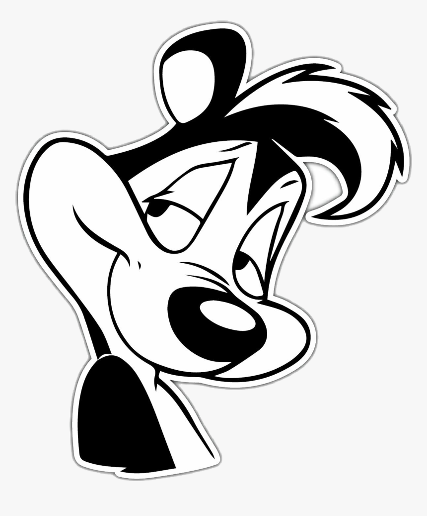 Pope Le Pew Png Free Images - Pepé Le Pew Cartoon, Transparent Png, Free Download