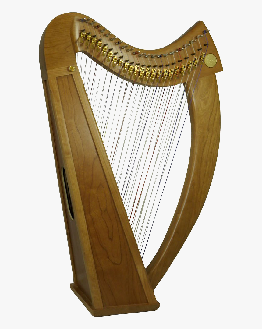 Gold Harp Png Image - Small Double Strung Harp, Transparent Png, Free Download