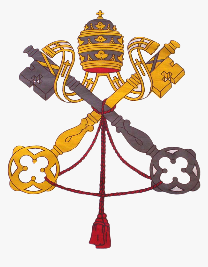 Emblem Of The Vatican City - Vatican Coat Of Arms Png, Transparent Png, Free Download