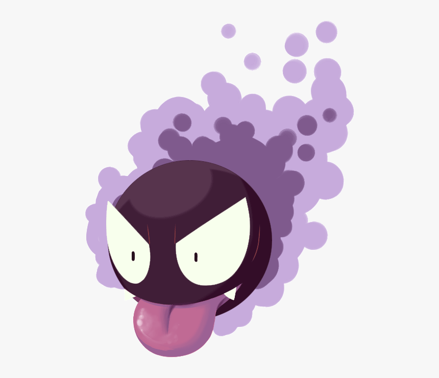 #pokemon #gastly #ghost #freetoedit - Gastly Pokemon Transparent Gif, HD Png Download, Free Download