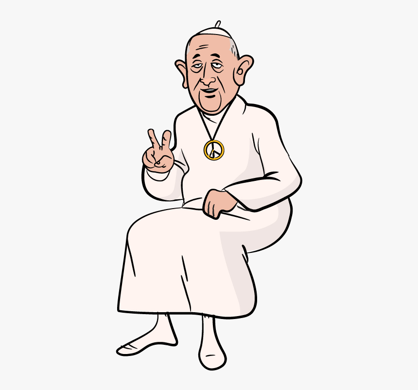 Frank The Hippie Pope Transparency - Frank Hippie Pope, HD Png Download, Free Download