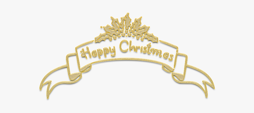 Christmas, Banner, Poster, New Year"s Eve, Gold, Golden - Emblem, HD Png Download, Free Download