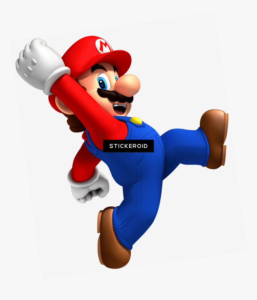 Mario Running Png - New Super Mario Bros Wii Mario, Transparent Png, Free Download