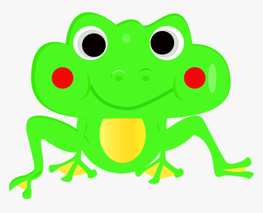 Frog Clipart Spring - Imagen De Un Ranas Animadas, HD Png Download, Free Download