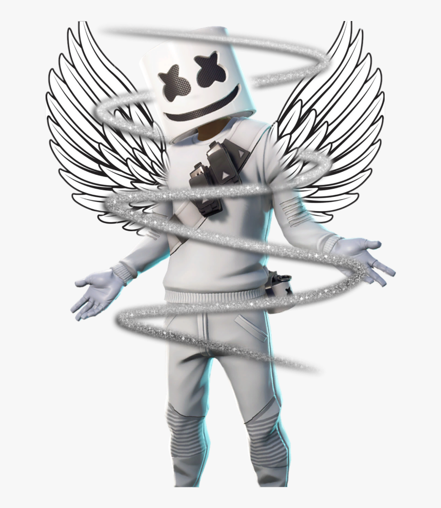 #fortnite #dj #marshmello - Fortnite Marshmello Skin Png, Transparent Png, Free Download