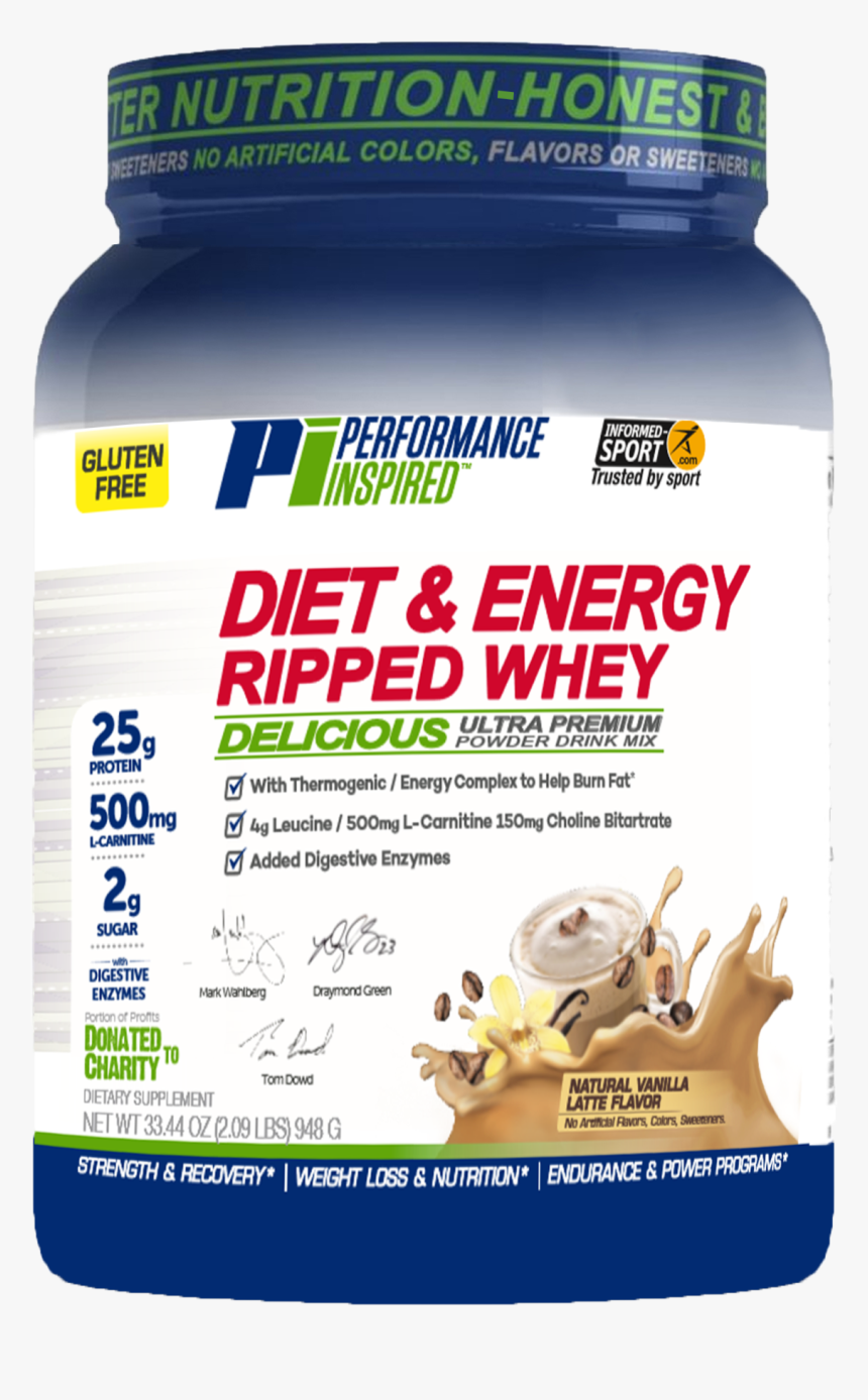 Pi D&e Rw Natural Vanilla Front - Mark Wahlberg Protein Powder, HD Png Download, Free Download