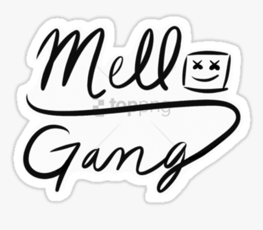 Free Png Redbubble, Sticker, And Marshmello Image - Redbubble Stickers Marshmello, Transparent Png, Free Download