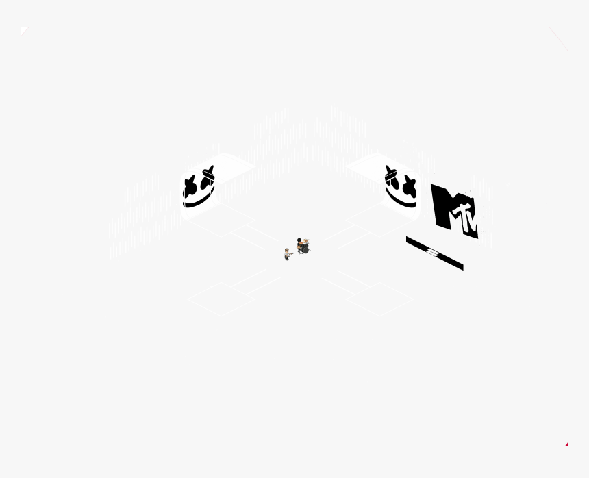 4 Marshmello Escenografia 2 - Illustration, HD Png Download, Free Download