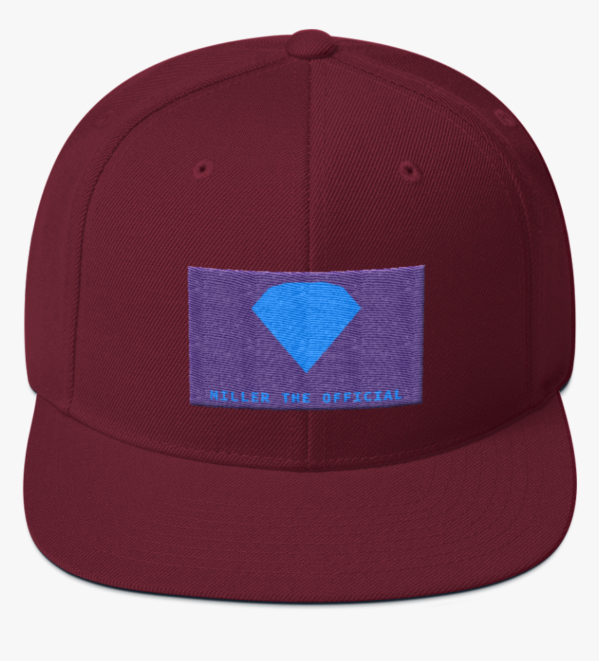 Blue Diamond Purple Banner Miller The Official Snapback - Baseball Cap, HD Png Download, Free Download