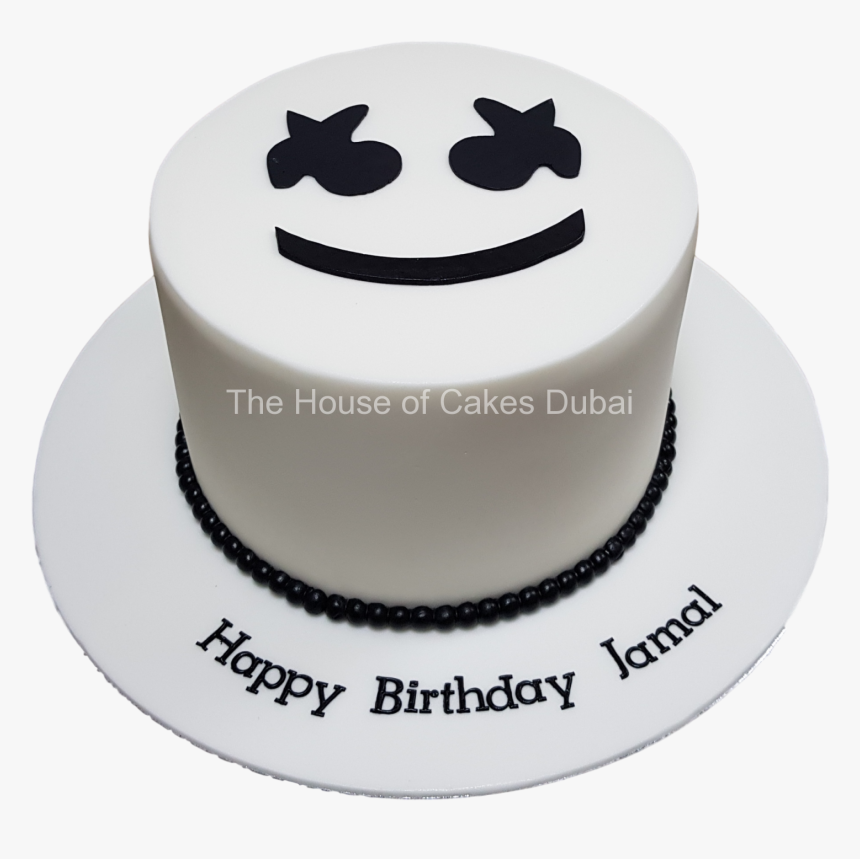 Marshmello Face Birthday Cake, HD Png Download, Free Download