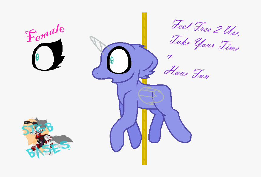 Collection Of Free Carousel Drawing Christmas - Mlp Alicorn Filly Base, HD Png Download, Free Download